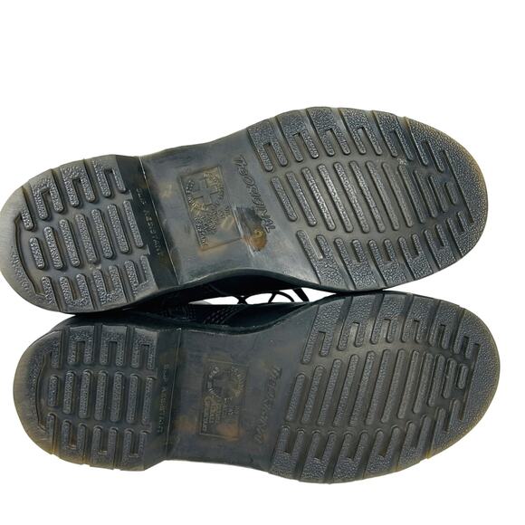 Dr Martens Steel Toe Safety Shoe Slip Resistant Black Leather Boots Women's 6 - Picture 8 of 12